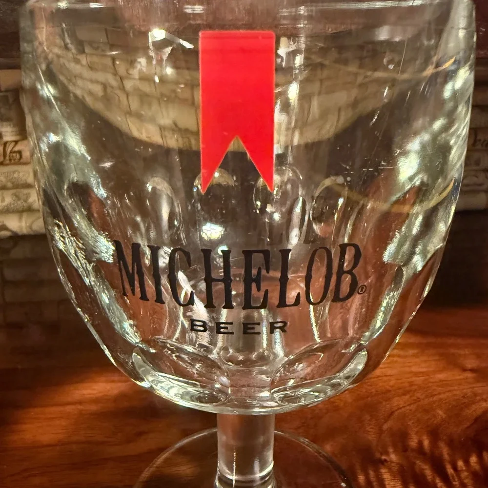 Michelob beer goblet
